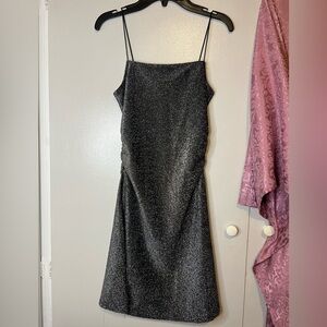 H&M Divided - Black Glitter Dress